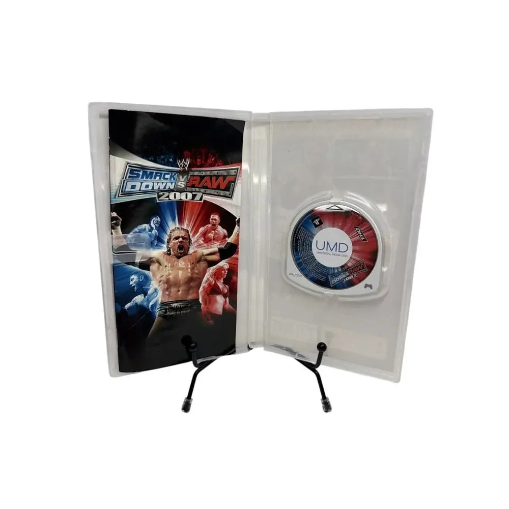 WWE SmackDown vs Raw 2007 PSP Game & Case Japanese